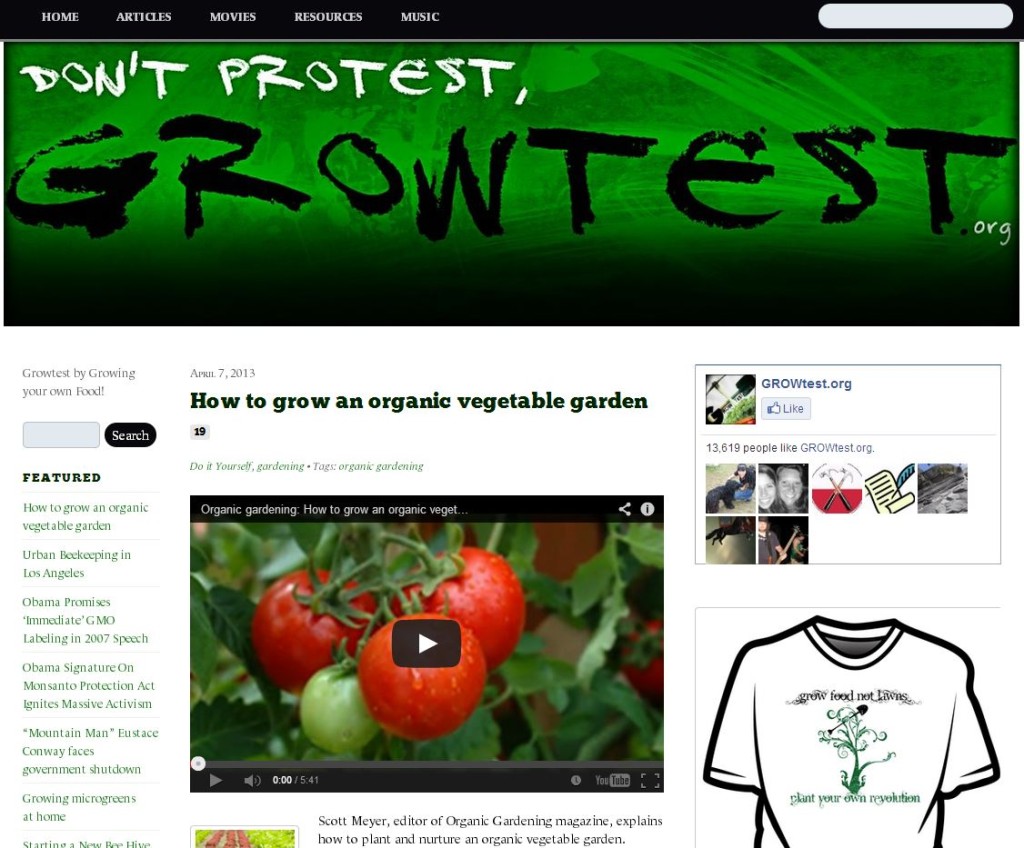 Growtest Organic Gardening